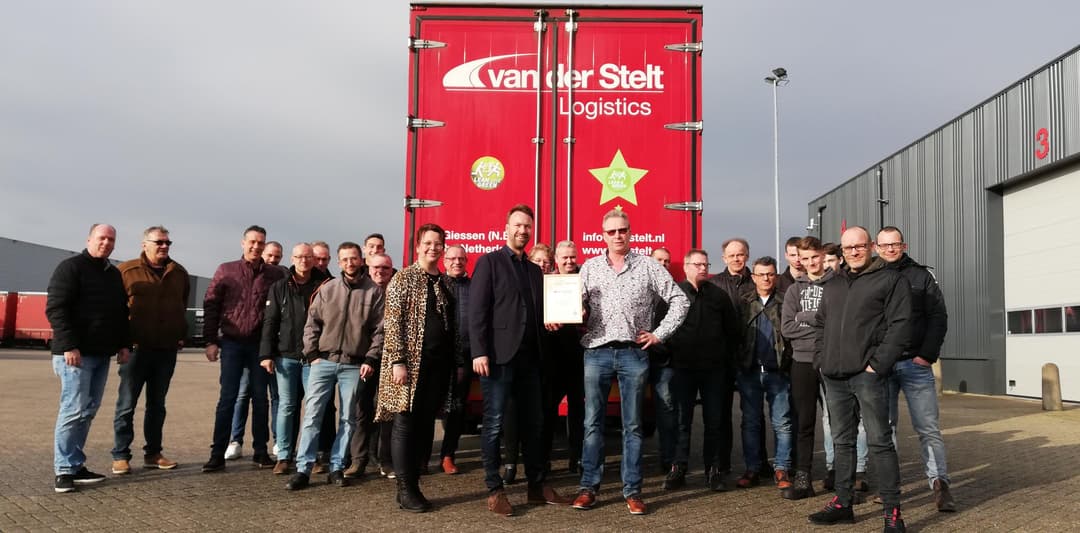 Van der Stelt Logistics ontvangt eerste Lean & Green Ster