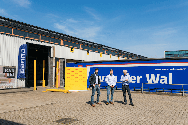 Duurzame samenwerking DHL, Van der Wal en Intergamma